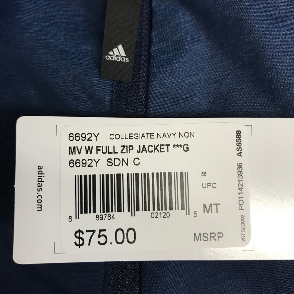 Adidas Women's Modern Varsity Woven Jacket NWT - Picture 6 of 8